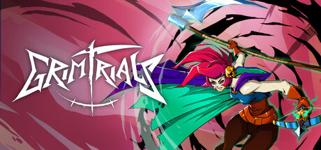Grim Trials key art featuring Avelin